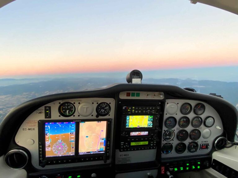 curso de habilitacion de vuelo nocturno